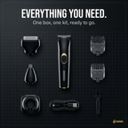 Groomora everything you need, whats in the box