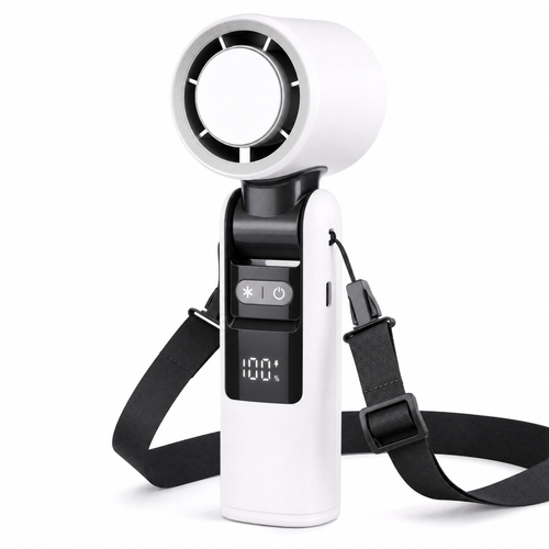Favonia cooling fan, white background, product photo