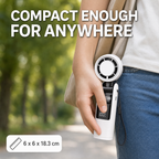 Favonia compact size, 6 x 6 x 18.3 cm, take it anywhere