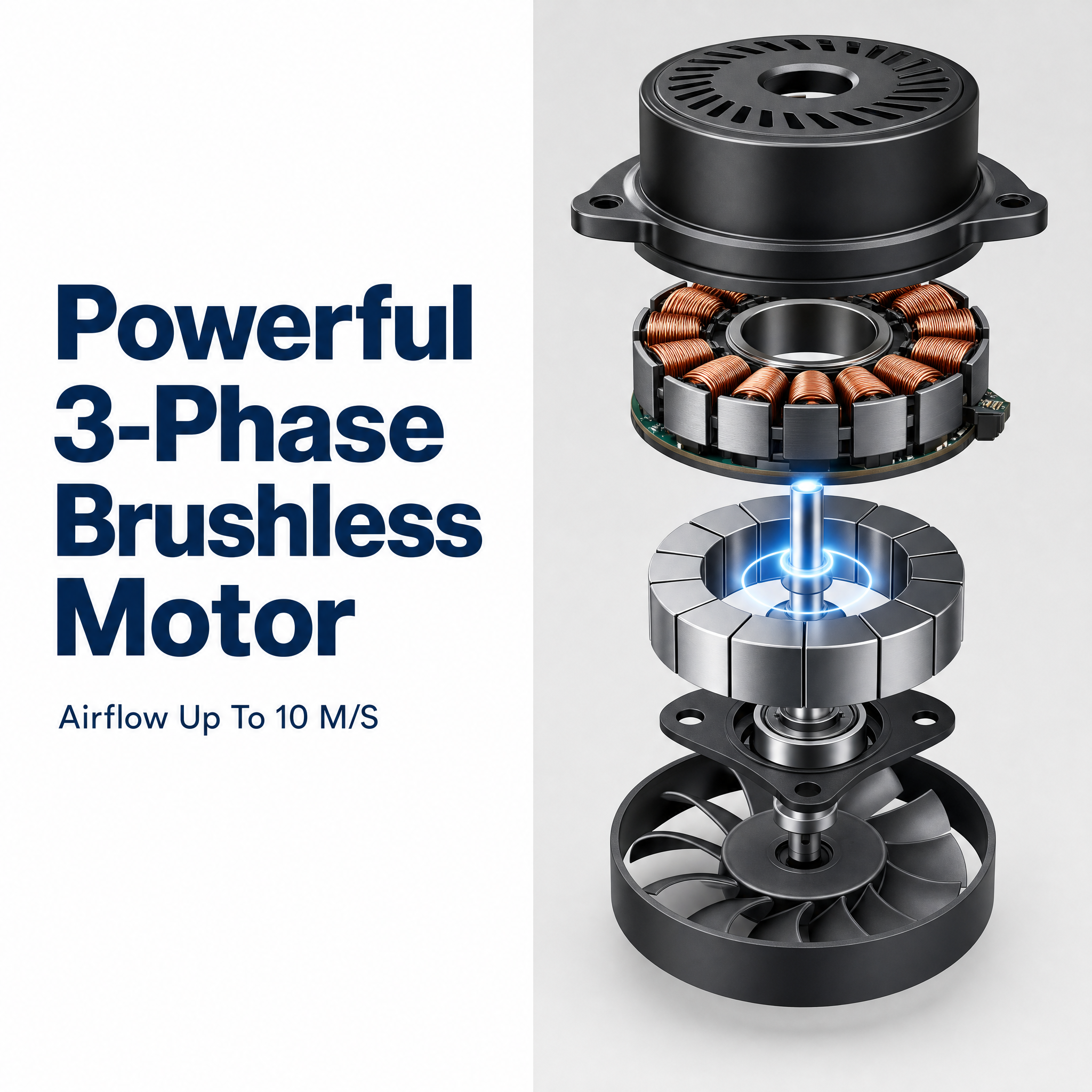 Favonia powerful 3-phase brushless motor